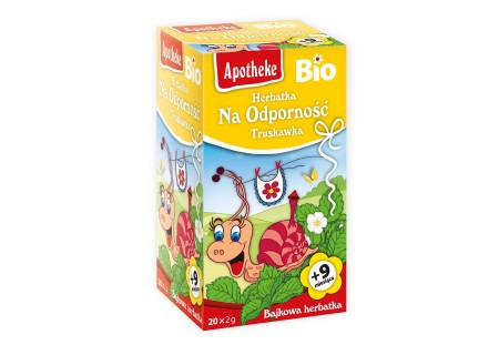 Herbatka dla dzieci – na odporność „Truskawka” BIO (Apotheke) 20 x 2 g