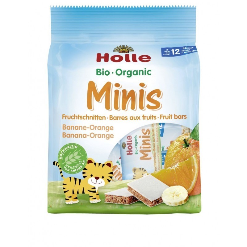 Mini batoniki bananowo-pomarańczowe – Holle BIO 100 g
