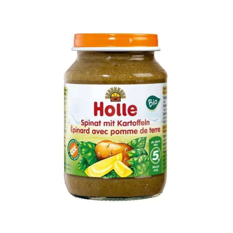 Danie szpinak z ziemniakiem – Holle BIO 220 g