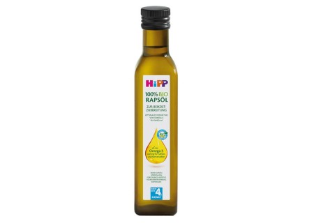 Olej rzepakowy z kwasami omega-3 i omega-6 – Hipp 250 ml