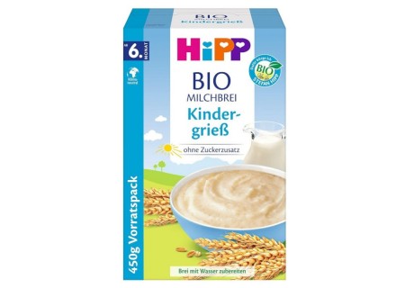 Mleczna kaszka manna – Hipp 450 g