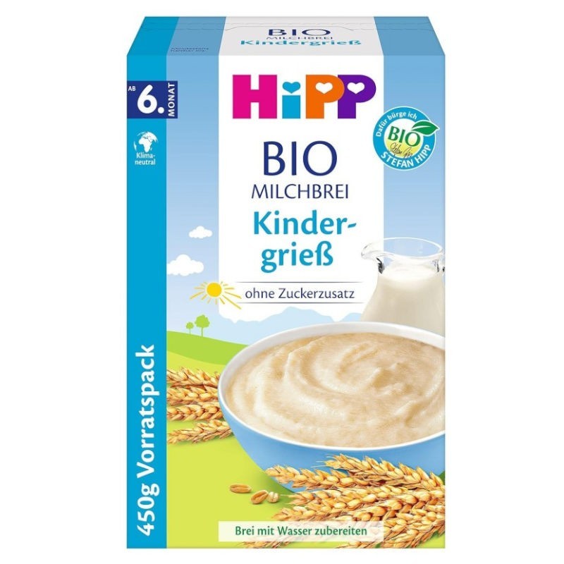 Mleczna kaszka manna – Hipp 450 g