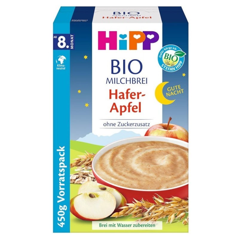 Kaszka mleczna owsianka z jabłkiem – Hipp 450 g