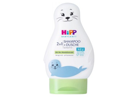 Babysanft Żel do mycia ciała i włosów „Foczka” – HiPP 200 ml