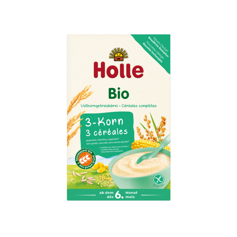 Kaszka 3 zboża bezglutenowa BIO – Holle 250 g