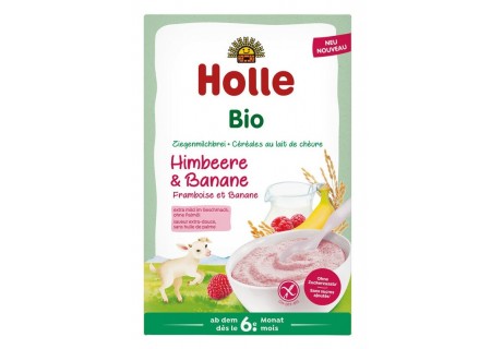 Kaszka ryżowa mleczna malinowo-bananowa BIO – Holle 200 g