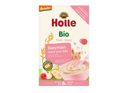 Kaszka zbożowa musli malina-jabłko-banan DEMETER BIO – Holle 250 g