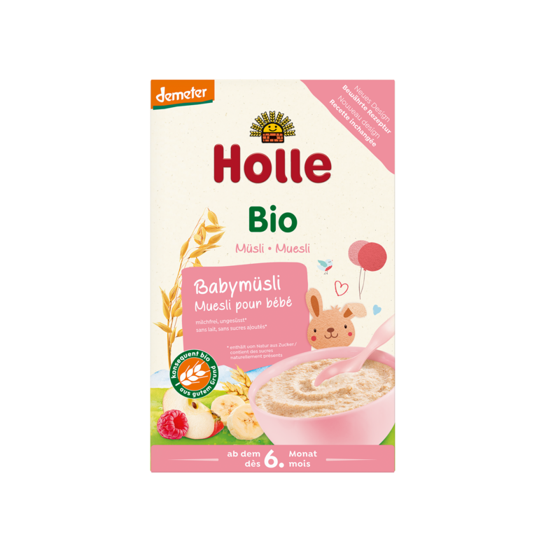 Kaszka zbożowa musli malina-jabłko-banan DEMETER BIO – Holle 250 g