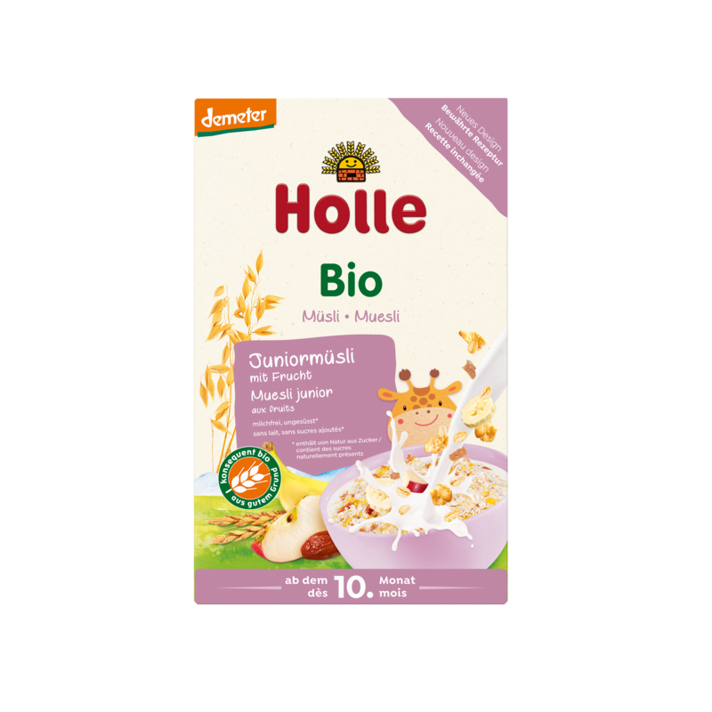 Musli Junior z owocami DEMETER BIO – Holle 250 g