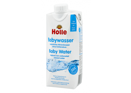 Naturalna woda mineralna niegazowana dla niemowląt – Holle 500 ml