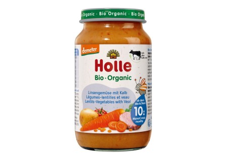 Warzywa z cielęciną – Holle 220 g