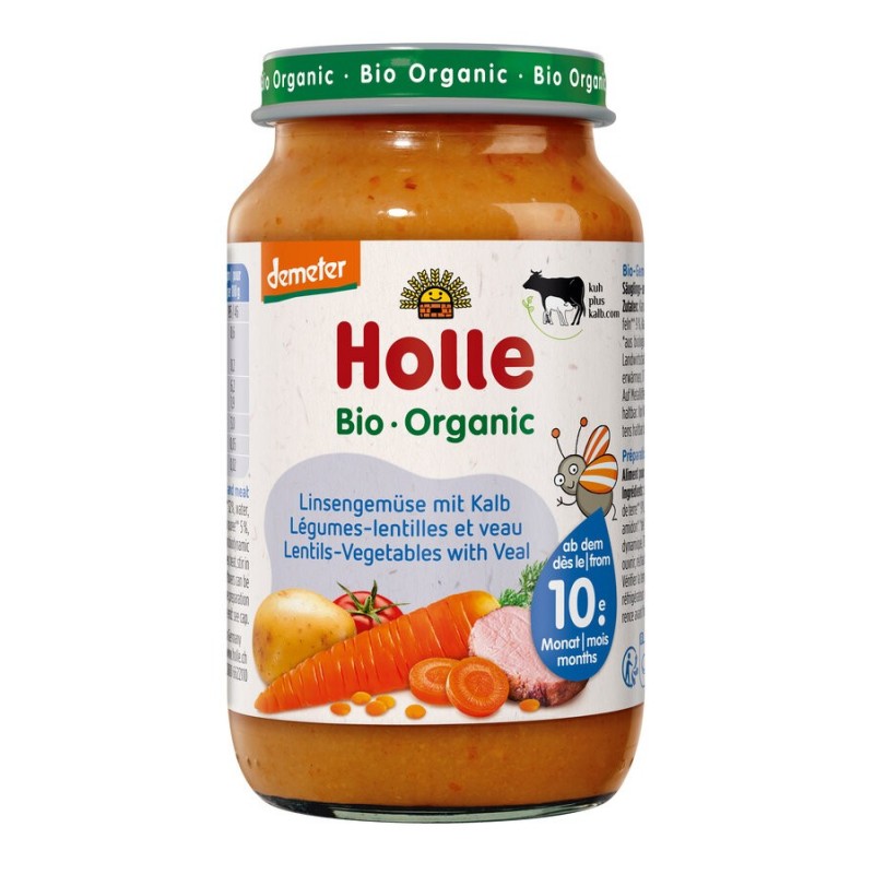 Warzywa z cielęciną – Holle 220 g