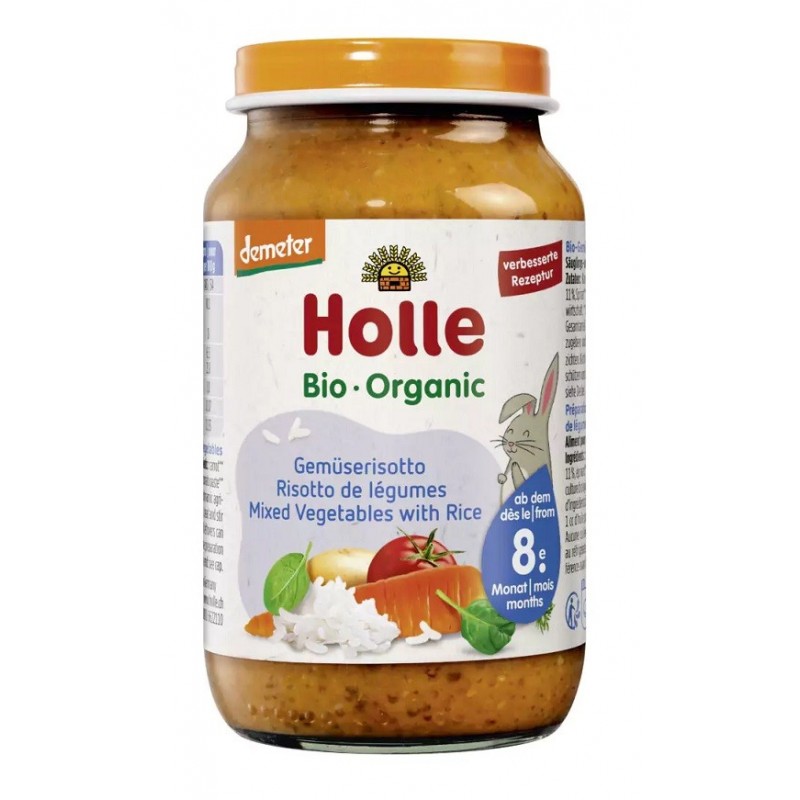 Warzywa z ryżem – Holle 220 g