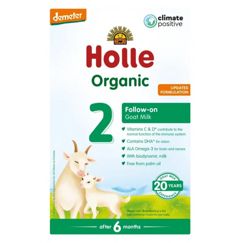 Mleko kozie 2 następne dla niemowląt – Holle 400 g