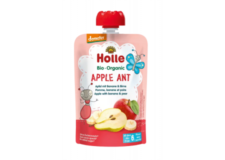 Mus owocowy „Jabłkowa Mrówka” (jabłko – banan – gruszka) – Holle 100 g