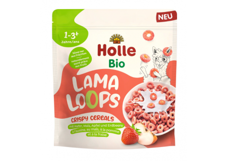 Kółeczka zbożowe „Jabłkowo-Truskawkowa Lama” – Holle 125 g