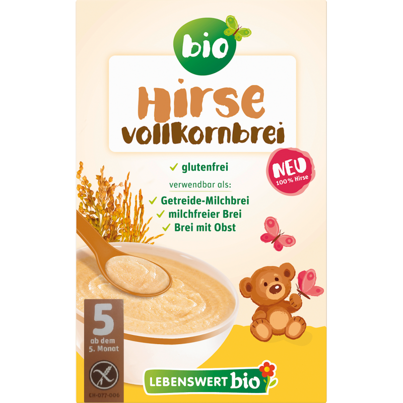 Kaszka jaglana pełnoziarnista – Lebenswert (Holle) BIO 225 g